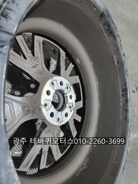 BMW 530i 다이아컷팅휠복원은 네바퀴모터스에서 / 광주 북구, 서구, 남구, 동구