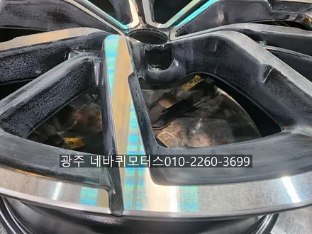 BMW 530i 다이아컷팅휠복원은 네바퀴모터스에서 / 광주 북구, 서구, 남구, 동구
