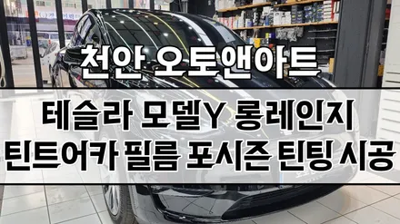 천안 테슬라 모델Y 신차패키지, 신차검수 / 썬팅, 틴팅, 아이나비 블랙박스, 차량용 보조배터리 (아산 공주 안성 세종) / 테슬라 / 모델Y / 천안,청주,세종