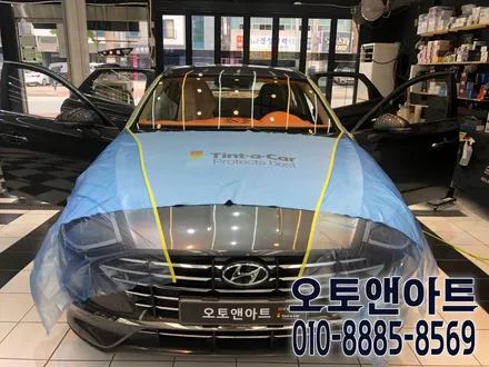 천안 썬팅 전문점 / 쏘나타 DN8 틴트어카 고스트 틴팅 (기존 썬팅제거 후 재시공) / 천안,청주,세종,대전