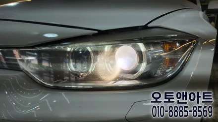 천안 아산 자동차 헤드라이트 백화로 인한 조도저하 복원, 투명커버 교체, HID 벌브 교환 수리 / 천안,청주,세종,대전