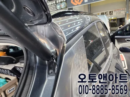 기아 스포티지 NQ5 자동차 풍절음 원인 및 차단법, 방지법 윈드킹방음 시공후기 (천안 아산 세종 공주 대전 안성) / 천안,청주,세종,대전