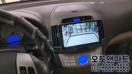 현대 아반떼 안드로이드 올인원 모니터 네비매립, 후방카메라 연동 튜닝 시공후기 (청주 평택 진천 당진 화성 대전) / 천안,청주,세종,대전