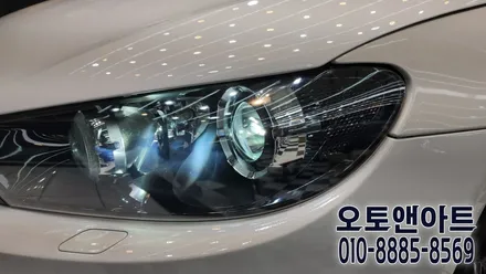 천안아산 폭스바겐 시로코 R 헤드라이트 백화 클리닝 투명커버 복원, HID 벌브 교체 튜닝샵 / 천안,청주,세종,대전