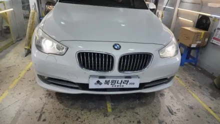 조사거리제어 결함 발생한 BMW 5GT 헤드라이트 습기제거 + 드라이브 모듈교체 / 천안시 서북구