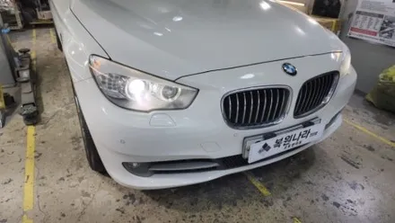 조사거리제어 결함 발생한 BMW 5GT 헤드라이트 습기제거 + 드라이브 모듈교체 / 천안시 서북구