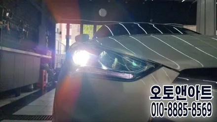 현대 벨로스터 헤드라이트 녹은 반사판 교체, 크롬 증착, LED교체로 정기검사 조도저하 불합격 재검사 했어요 (천안아산 오토앤아트) / 천안,청주,세종,대전