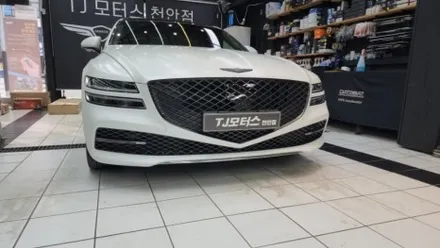 제네시스 G80( RG3) 프론트 블랙그릴 교체 / 천안시 서북구