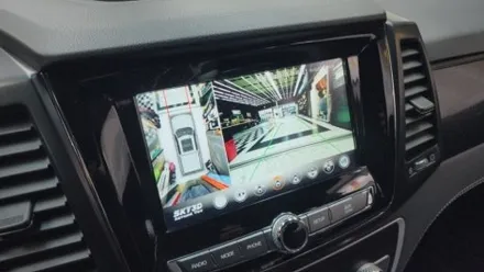 렉스턴스포츠칸 순정모니터연동 3D어라운드뷰 스카이뷰 시공 / 천안시 서북구