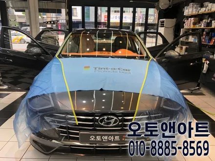 천안 썬팅 전문점 / 쏘나타 DN8 틴트어카 고스트 틴팅 (기존 썬팅제거 후 재시공) / 천안,청주,세종,대전