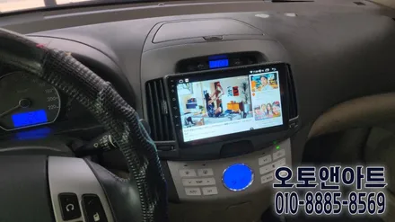 현대 아반떼 안드로이드 올인원 모니터 네비매립, 후방카메라 연동 튜닝 시공후기 (청주 평택 진천 당진 화성 대전) / 천안,청주,세종,대전