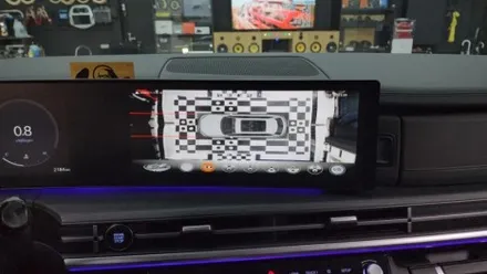 신형 산타페 MX5 순정네비연동 카젠 3D 어라운드뷰 (스카이뷰)장착 / 천안,청주,세종,대전