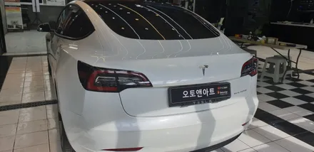 테슬라 모델3  포시즌 전면 50% 측후면 15% 글라스루프 한장시공 [천안,아산,청주,평택,서산] / 천안,청주,세종,대전