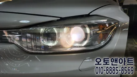 천안 아산 자동차 헤드라이트 백화로 인한 조도저하 복원, 투명커버 교체, HID 벌브 교환 수리 / 천안,청주,세종,대전
