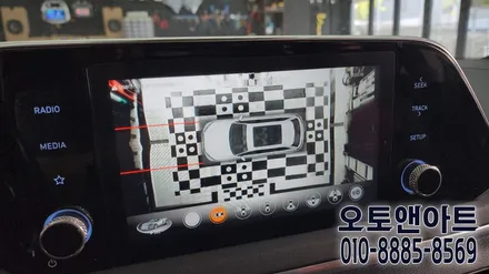 쏘나타 DN8 어라운드뷰 순정 네비게이션 연동도 가능한 카젠 스카이3D 설치 시공후기 / 현대 / 쏘나타 (DN8) / 천안,청주,세종
