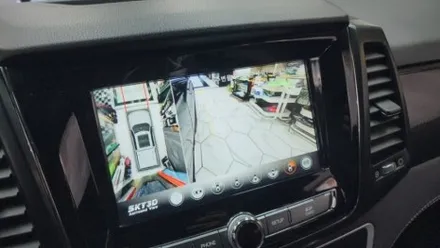 렉스턴스포츠칸 순정모니터연동 3D어라운드뷰 스카이뷰 시공 / 천안시 서북구