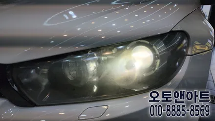 천안아산 폭스바겐 시로코 R 헤드라이트 백화 클리닝 투명커버 복원, HID 벌브 교체 튜닝샵 / 천안,청주,세종,대전