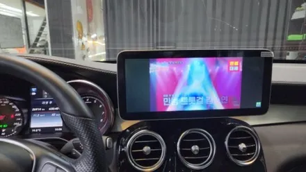 벤츠 GLC300D 안드로이드 올인원 네비게이션 카나로W 12.3  시공으로 터치까지 마음대로 / 천안,청주,세종,대전