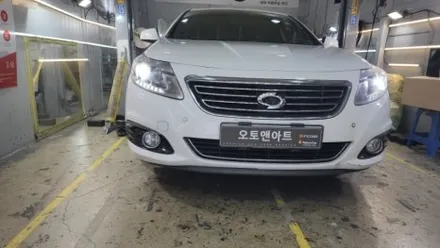 SM5 플래티넘 광도부적합 해결. 크롬증착 반사판교체로 가능합니다 천안 아산 헤드라이트 전문점 / 천안시 서북구