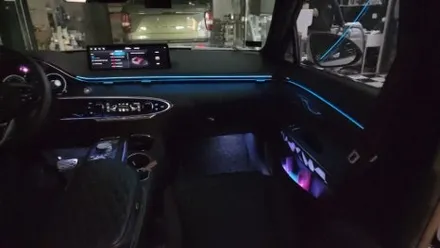 제네시스 GV70 순정연동 엠비언트로 실내분위기 바꾸는 방법 / 천안시 서북구