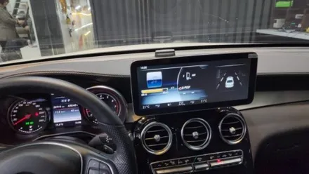 벤츠 GLC300D 안드로이드 올인원 네비게이션 카나로W 12.3  시공으로 터치까지 마음대로 / 천안,청주,세종,대전