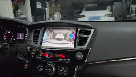 k7 모젠 순정네비 제거후 안드로이드 올인원 네비게이션 +전방카메라 +후방카메라 장착 / 천안시 서북구