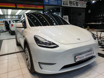 테슬라모델 Y  2열과 열선 농도 맞추기 2탄 (feat. 포시즌50%) / 천안,청주,세종,대전