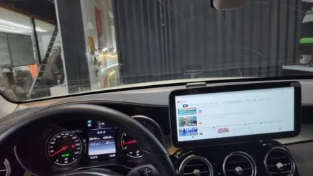 벤츠 GLC300D 안드로이드 올인원 네비게이션 카나로W 12.3  시공으로 터치까지 마음대로 / 천안,청주,세종,대전