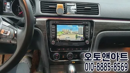 천안 폭스바겐 파사트 튜닝 - 안드로이드 올인원 모니터, 고화질 후방카메라 설치 장착 (아산 공주 안성 세종 대전) / 천안,청주,세종,대전