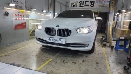 조사거리제어 결함 발생한 BMW 5GT 헤드라이트 습기제거 + 드라이브 모듈교체 / 천안시 서북구