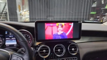 벤츠 GLC300D 안드로이드 올인원 네비게이션 카나로W 12.3  시공으로 터치까지 마음대로 / 천안,청주,세종,대전