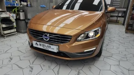 볼보 S60 헤드라이트 투명커버 교체 + 프로젝션 렌즈클리닝 / 천안시 서북구