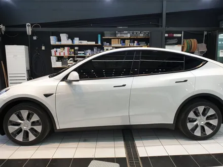 테슬라모델 Y  2열과 열선 농도 맞추기 2탄 (feat. 포시즌50%) / 천안,청주,세종,대전