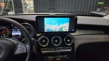 벤츠 GLC300D 안드로이드 올인원 네비게이션 카나로W 12.3  시공으로 터치까지 마음대로 / 천안,청주,세종,대전