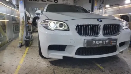 BMW520d(F10) 헤드라이트 습기제거 경고등해결+투명커버 교체로 신차느낌 제대로! / 천안시 서북구