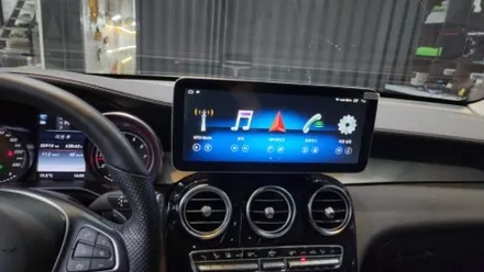 벤츠 GLC300D 안드로이드 올인원 네비게이션 카나로W 12.3  시공으로 터치까지 마음대로 / 천안,청주,세종,대전