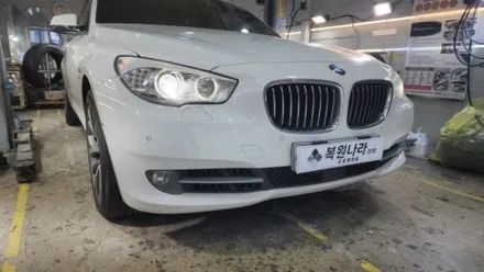 조사거리제어 결함 발생한 BMW 5GT 헤드라이트 습기제거 + 드라이브 모듈교체 / 천안시 서북구
