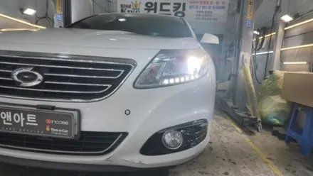 SM5 플래티넘 광도부적합 해결. 크롬증착 반사판교체로 가능합니다 천안 아산 헤드라이트 전문점 / 천안시 서북구