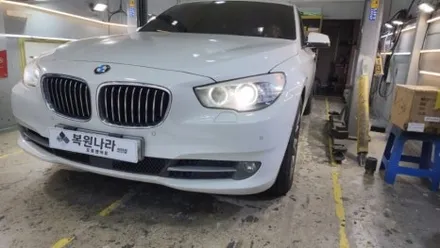 조사거리제어 결함 발생한 BMW 5GT 헤드라이트 습기제거 + 드라이브 모듈교체 / 천안시 서북구