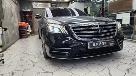 벤츠 S클래스 송풍구엠비언트 W222 후기형 시공 / 천안시 서북구