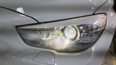 조사거리제어 결함 발생한 BMW 5GT 헤드라이트 습기제거 + 드라이브 모듈교체 / 천안시 서북구