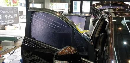 기존에 저가형필름 제거하고 틴트어카 포시즌 열차단썬팅으로 가장 잘보이는 필름 / 천안,청주,세종,대전