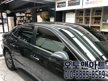 천안 썬팅 전문점 / 쏘나타 DN8 틴트어카 고스트 틴팅 (기존 썬팅제거 후 재시공) / 천안,청주,세종,대전