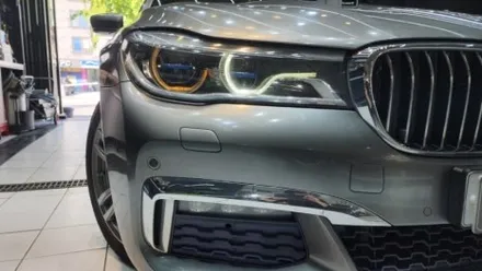 BMW745i (G11) 헤드라이트 엔젤아이 황변수리 + LED 모듈 교체로 실속 있게 AS 받으세요~ / 천안시 서북구