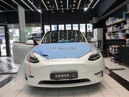 테슬라모델 Y  2열과 열선 농도 맞추기 2탄 (feat. 포시즌50%) / 천안,청주,세종,대전