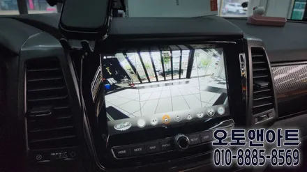 천안 렉스턴 스포츠 칸 어라운드뷰 카젠 스카이 3D 순정 네비 연동설치 튜닝 후기 (아산 공주 대전 안성 세종) / 천안,청주,세종,대전