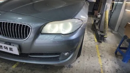 BMW 520D (F10) 운전석 헤드라이트 습기제거(조수석도 같이 하세요. 짝눈됩니다) / 천안,청주,세종,대전