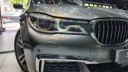 BMW745i (G11) 헤드라이트 엔젤아이 황변수리 + LED 모듈 교체로 실속 있게 AS 받으세요~ / 천안시 서북구