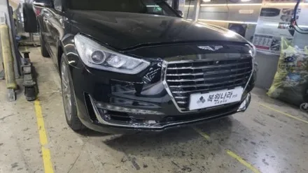 제네시스 EQ900 조수석 헤드라이트 습기제거 + 오토레벨링 상,하향 동작 불량 수리 / 천안시 서북구
