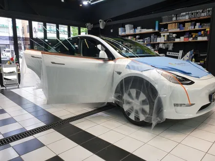 테슬라모델 Y  2열과 열선 농도 맞추기 2탄 (feat. 포시즌50%) / 천안,청주,세종,대전